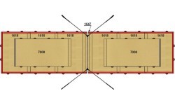 Piezemēšanās paklāju komplekts sacensībām pie stieņa – ar virsējiem paklājiem – 37,50 m² – FIG apstiprināts