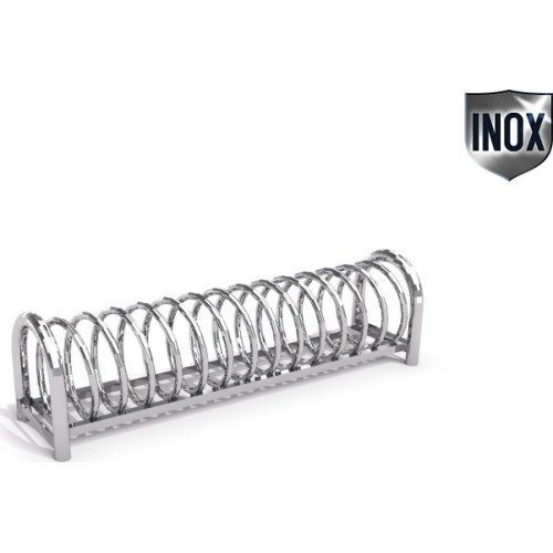Stainless Steel Bicycle Rack Inter-Play 12