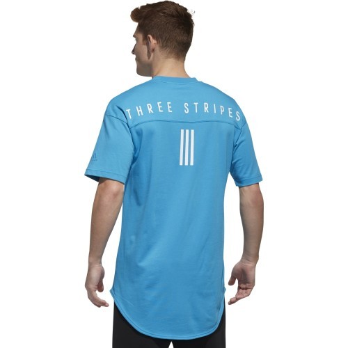 Футболка Adidas M S2s 3s Tee Blue DV3340