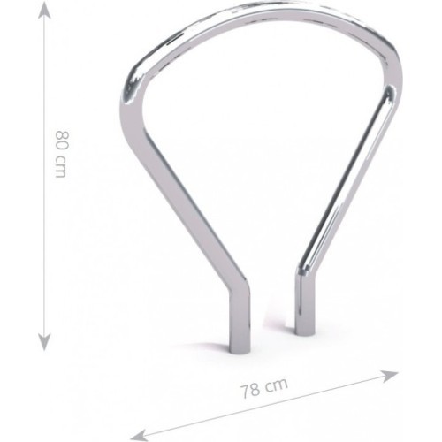 Stainless Steel Bicycle Rack Inter-Play 25