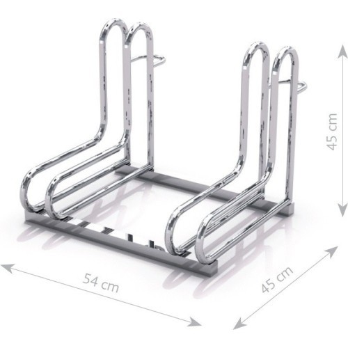 Stainless Steel Bicycle Rack Inter-Play 18