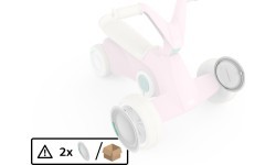 BERG GO² Pink - Front Wheel Cover (2x)