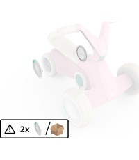 BERG GO² Pink - aizmugurējā riteņa pārsegs (2x)