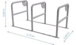 Steel Bicycle Rack Inter-Play 05