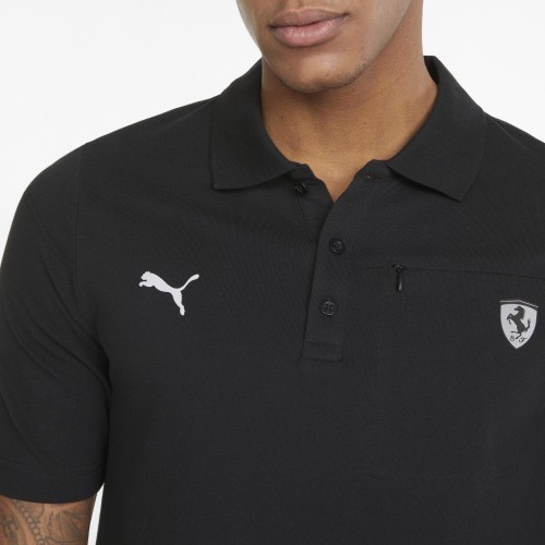 Мужская рубашка-поло Puma Ferrari Style, чёрная, 533340 01