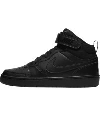 Nike Court Borough Mid 2 Black Junior Shoes CD7782 001