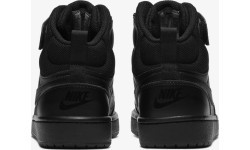 Nike Court Borough Mid 2 Black Junior Shoes CD7782 001