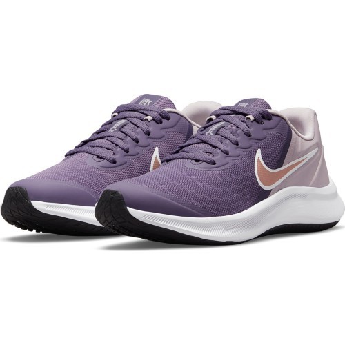 Nike Star Runner 3 bērnu apavi, ceriņkrāsas, DA2776 501