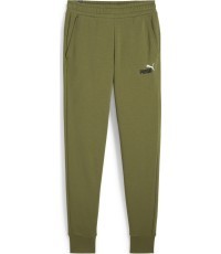 Puma Ess+ 2 Col Logo vīriešu sporta bikses, zaļas 586768 35
