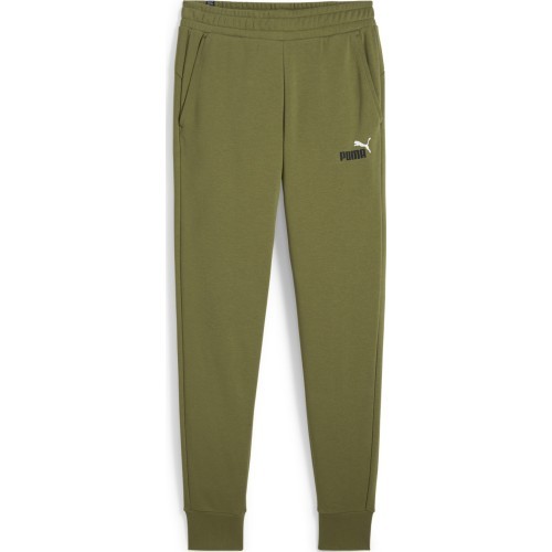 Puma Ess+ 2 Col Logo Men's Sports Pants Green 586768 35