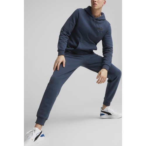 Puma Ess Small Logo Hoodie for Men Blue 586691 97