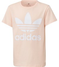 Футболка для девочек Adidas Originals Trefoil Tee Haze Coral GD2681
