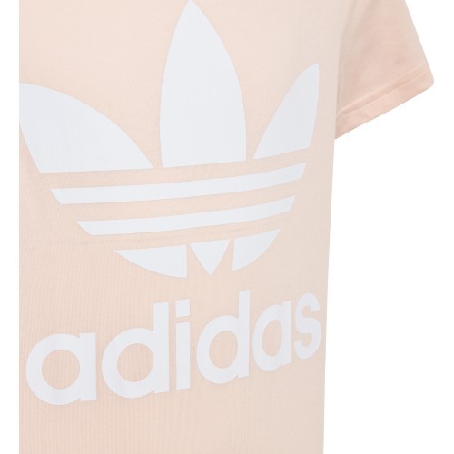 Футболка для девочек Adidas Originals Trefoil Tee Haze Coral GD2681