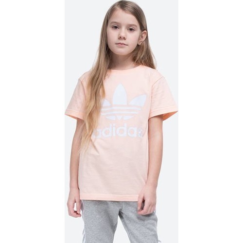 Adidas Originals Girls' T-shirt Trefoil Tee Haze Coral GD2681