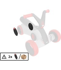 BERG GO² SparX Red - Aizmugurējā riteņa pārsegs (2x)