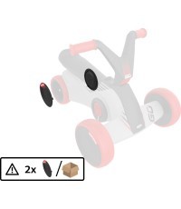 Крышка заднего колеса BERG GO² SparX Red (2 шт.)