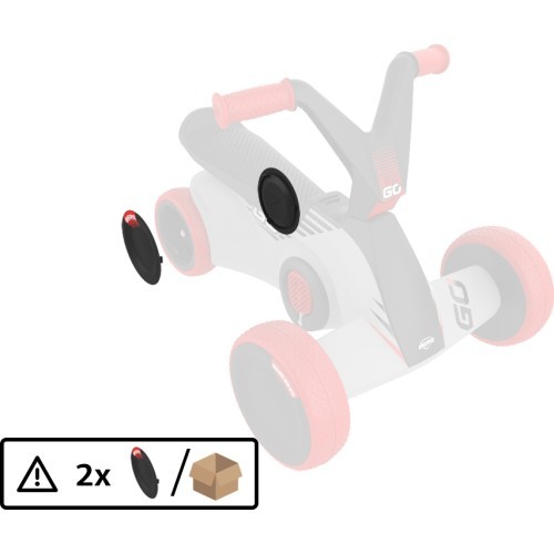 BERG GO² SparX Red - колпак заднего колеса (2х)