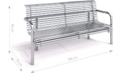 Steel Bench Inter-Play 26