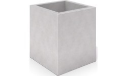 White Concrete Planter Inter-Play Deco 03