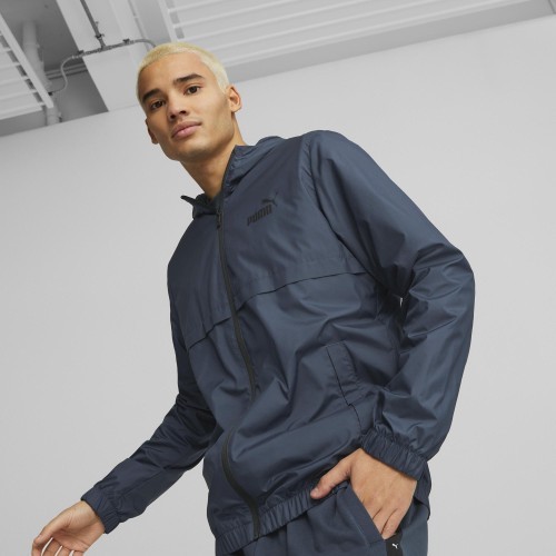 Puma Ess Solid Windbreaker vīriešu jaka, zila 847484 16