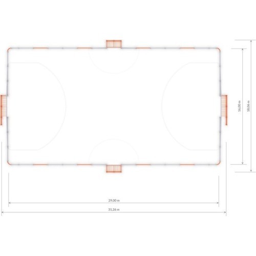 Футбольная арена Arena Inter-Play 5a (29x16 м)