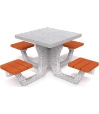 Concrete Picnic Table Inter-Play 01