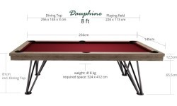 Бильярдный стол Dynamic Dauphine, 8 ft