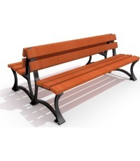 Cast-iron Bench Inter-Play 04
