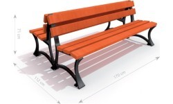 Cast-iron Bench Inter-Play 04