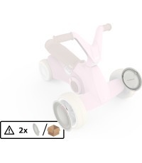 BERG GO² Retro Pink - Front Wheel Cover (2x)