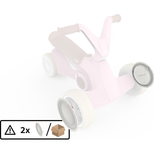 BERG GO² Retro Pink - колпак переднего колеса (2x)