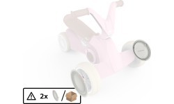BERG GO² Retro Pink - Front Wheel Cover (2x)