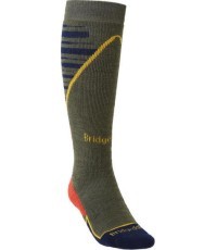 Slēpošanas zeķes Bridgedale Ski Midweight+, zaļas - 745