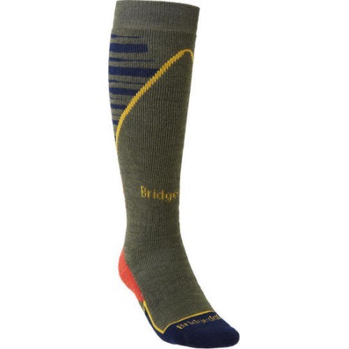 Носки лыжные Bridgedale Ski Midweight+, зелёные - 745