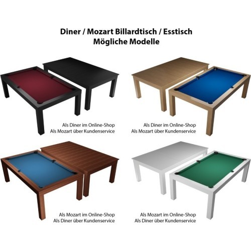 Бильярдный стол Dynamic Mozart – матовый белый, 7 футов