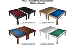 Pool Table Dynamic Mozart - Matte White, 7ft