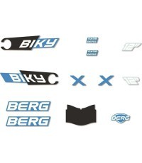 Biky – uzlīmju komplekts City Blue, rokas bremze