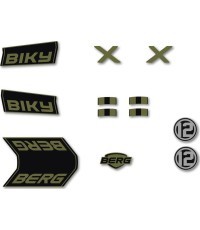 Biky uzlīmju komplekts Retro Green