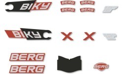 Biky - Sticker set City Red