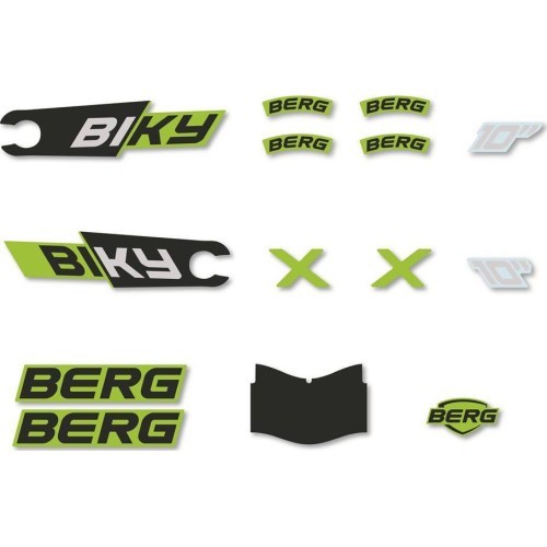Biky – uzlīmju komplekts Mini Green