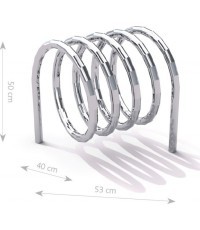 Stainless Steel Bicycle Rack Inter-Play 10