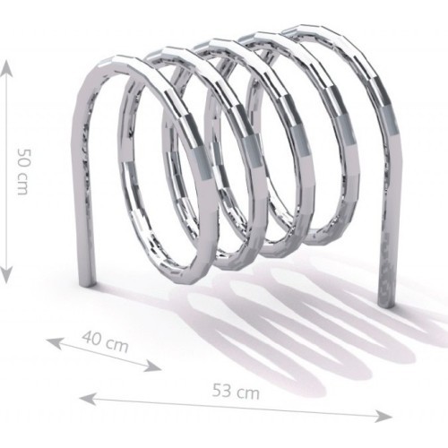 Stainless Steel Bicycle Rack Inter-Play 10
