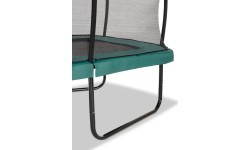 Батут EXIT Allure Classic 214x366 см с защитной сеткой, зелёный