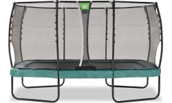 Батут EXIT Allure Premium 244x427 см – зелёный