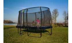 Батут EXIT Allure Premium 244x427 см – зелёный
