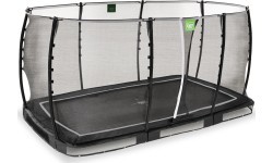Грунтовой батут EXIT Allure Classic 244x427 см, чёрный
