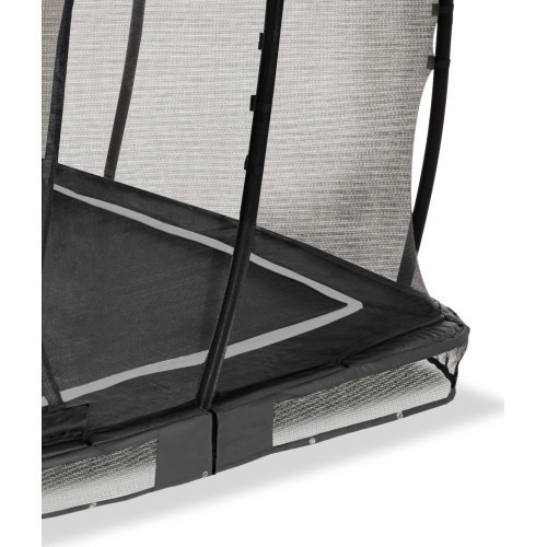 EXIT Allure Classic iebūvējams batuts 244x427 cm, melns