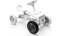 Wheel 9x2 Cross - Grey/Black Front Right