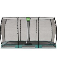 Грунтовый батут EXIT Allure Classic 214x366 см – зелёный