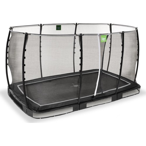 Встраиваемый в грунт батут EXIT Allure Classic 214x366 см, чёрный